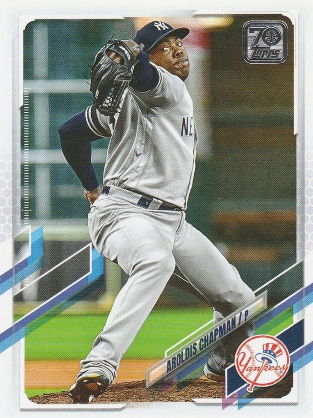 Aroldis Chapman - 2021 Topps 70th Anniversary Series 1 MLB Baseball Card